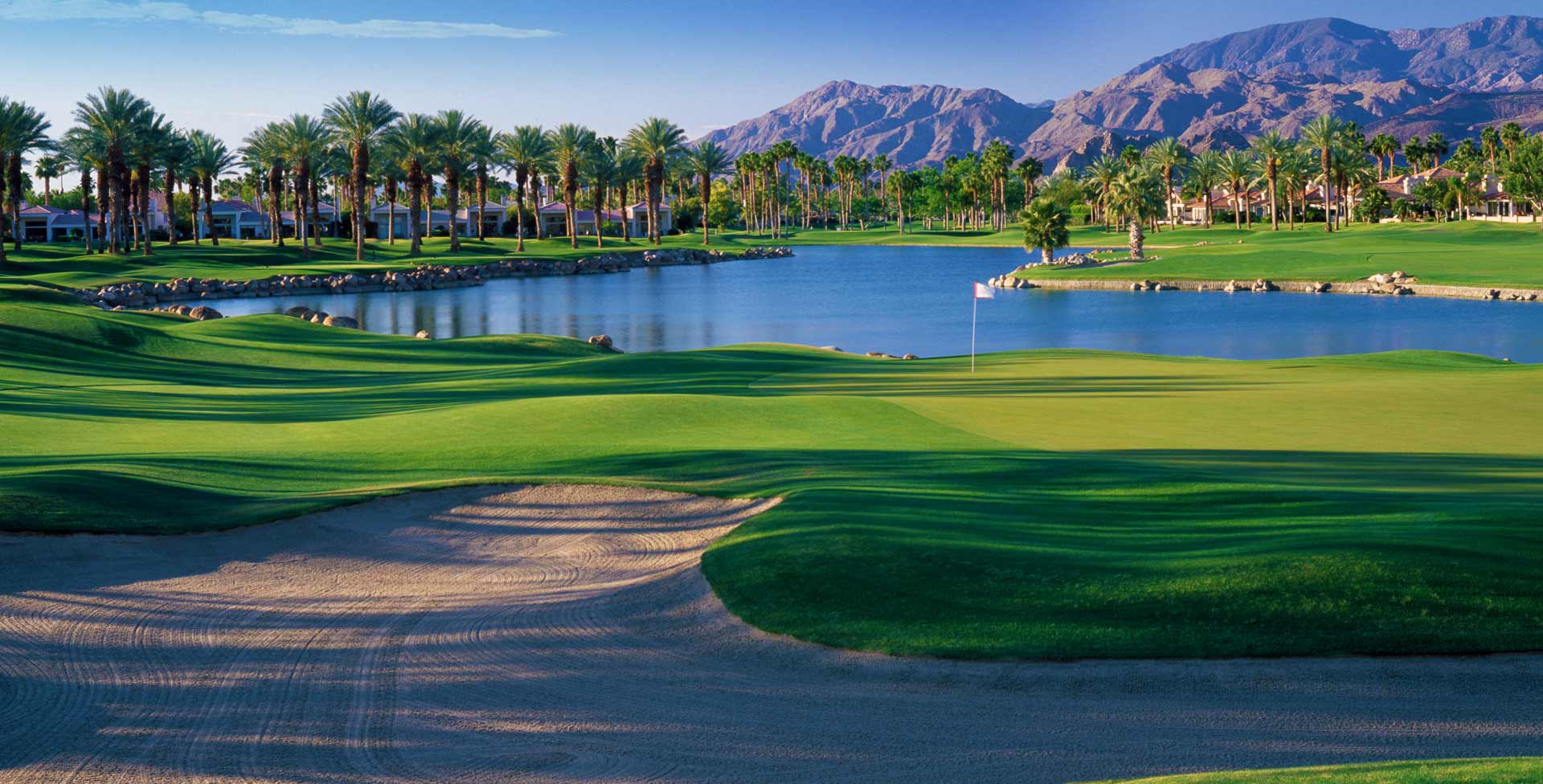 Breathtaking championship golf course with pristine fairways and dramatic landscape